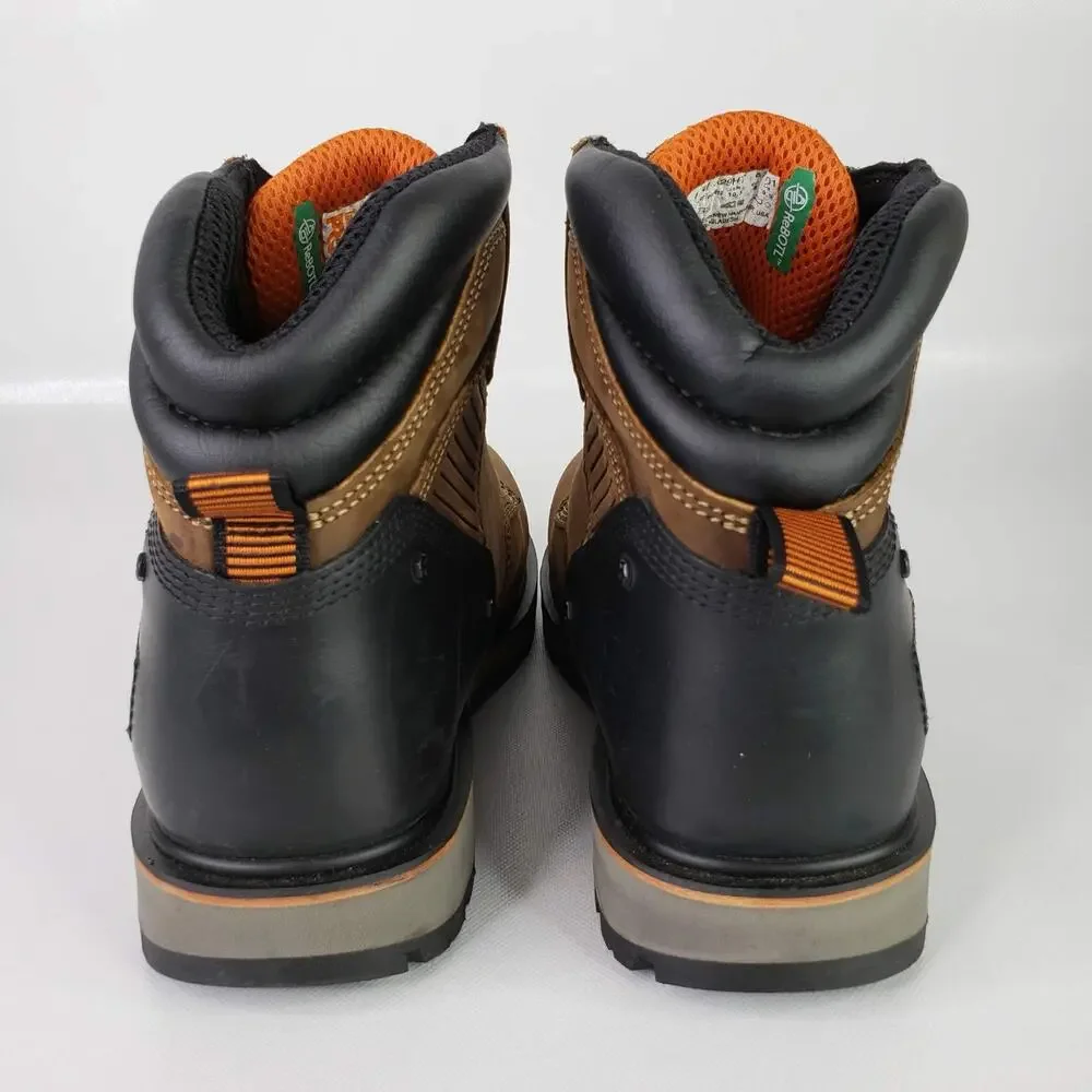 Timberland Pro Men's Ballast Steel Toe Ankle Boots Mocha Brown Size 11.5 W Alloy